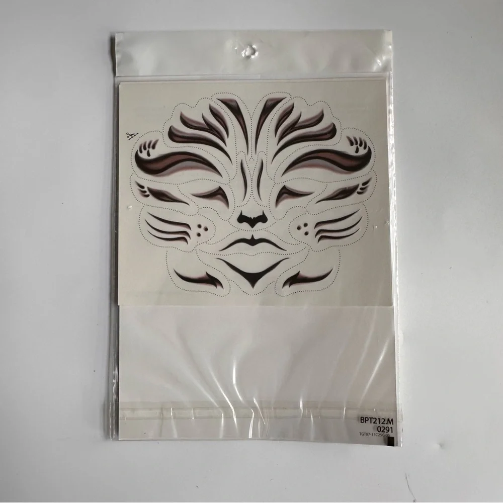Target Halloween Animal Face Tattoos